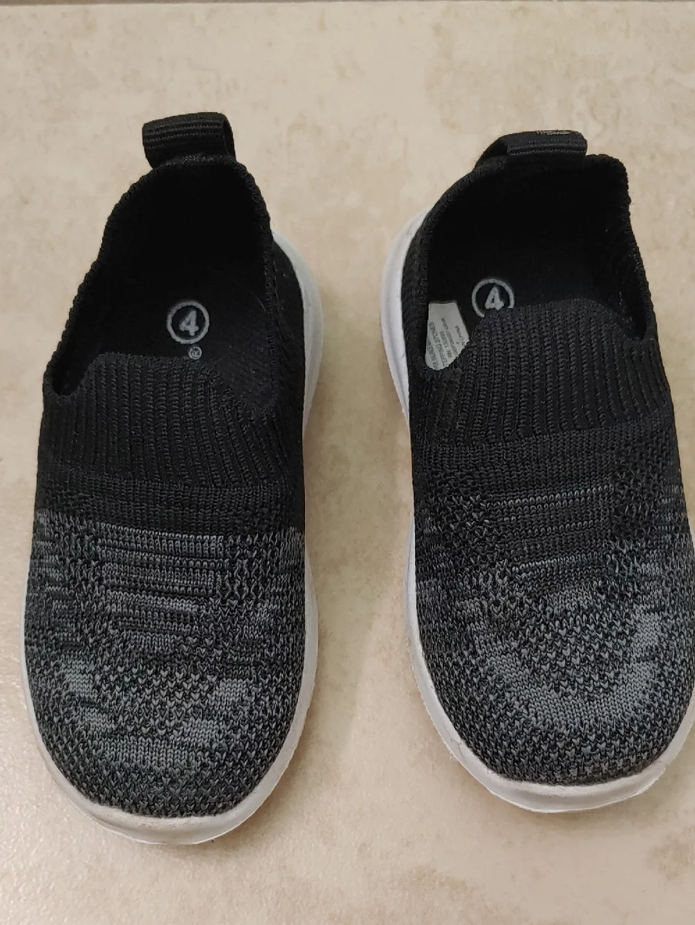 Puma One4All Fade Toddler Shoes Omber Sneakers And Gerber Knit Slip-Ons Size 4